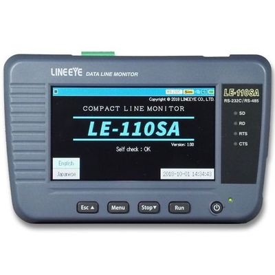 ラインアイ データラインモニター RSー232C、RSー422/485対応 LE-110SA 1式 64-5069-99（直送品）
