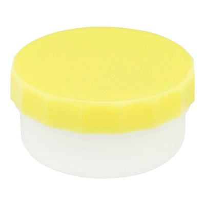 ケーエム化学 プラ壺(深型・未滅菌) 丸底タイプ 11mL 黄 100個入 33026 1箱(100個) 9-1415-06（直送品）