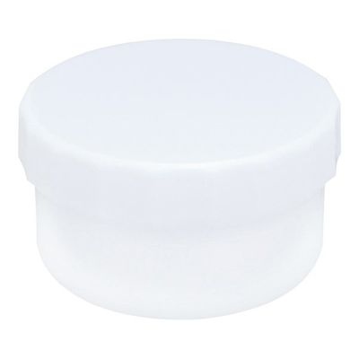 ケーエム化学 プラ壺(深型・未滅菌) 丸底タイプ 22mL 白 100個入 33035 1箱(100個) 9-1416-05（直送品）