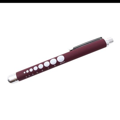 ユーメド貿易 軽量ホワイトLEDペンライト バーガンディ SM-311BD 1本 65-6882-49（直送品）