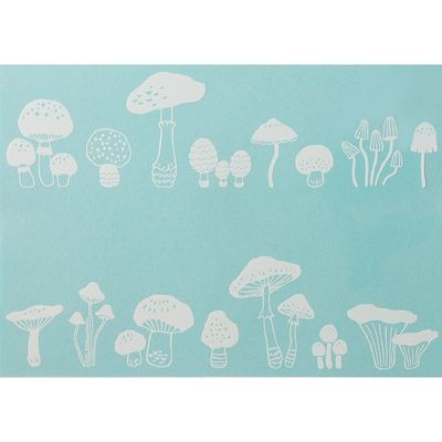 サンコーマーク工業 飛散防止シート きのこ QWS-540 1枚 8-341-04（直送品）