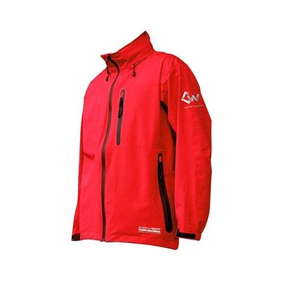 カヴァーワーク レインウエアアクロスレイン レッド L AG-8000 1着 63-5526-37（直送品）
