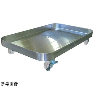 杉山工業 18ー8深型角キッチンポット用運搬台車 514×514×125mm SH-4250D-UN 1個 67-2400-30（直送品）