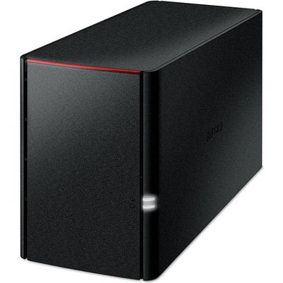 バッファロー LinkStation for SOHO ネットワークHDD 2ベイ 8TB LS220DN0802B 1台（直送品）