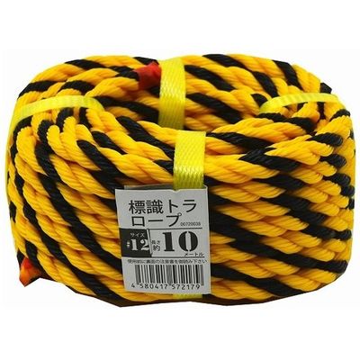 紺屋商事 標識ロープ #12×10m 00720038 1個 65-3904-84（直送品）