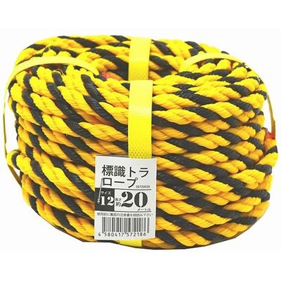 紺屋商事 標識トラロープ #12×20m 00720039 1巻 64-9607-95（直送品）
