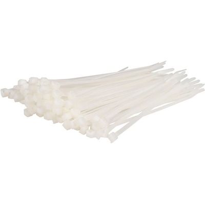 紺屋商事 結束バンド ケーブルタイ 屋内用 白 150×幅3.6mm 100本入 01281150 1パック(100本)（直送品）