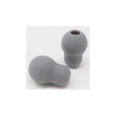 ユーメド貿易 ADソフトプラスイヤーチップ ラージ グレー 2個入 702-10 1袋(2個) 65-1337-06（直送品）