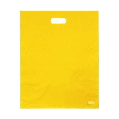 アズワン 梨地ソフトポリ袋 L イエロー 50枚入 65-8100-45 1袋(50枚)（直送品）