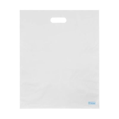 アズワン 梨地ソフトポリ袋 L ホワイト 50枚入 65-8100-44 1袋(50枚)（直送品）