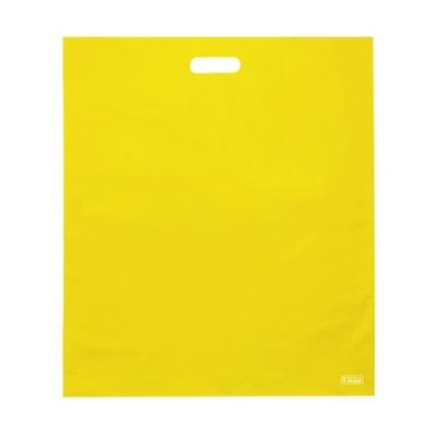 アズワン 梨地ソフトポリ袋 LL イエロー 50枚入 65-8100-51 1袋(50枚)（直送品）