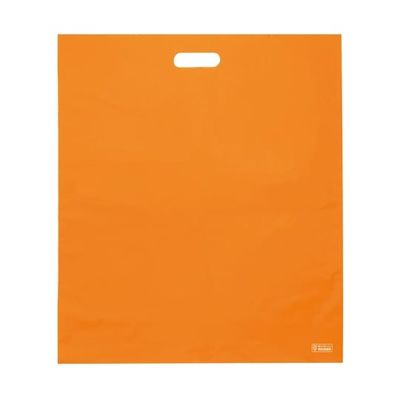 アズワン 梨地ソフトポリ袋 LL オレンジ 50枚入 65-8100-52 1袋(50枚)（直送品）