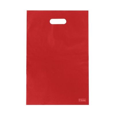 アズワン ポリ袋ハード M レッド 100枚入 65-8100-63 1袋(100枚)（直送品）