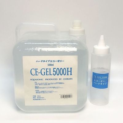 ちばら エコーゼリー 5L×1個入 ハードタイプ(超音波検査用) CE-GEL5000H 1箱(1個) 63-4062-68（直送品）
