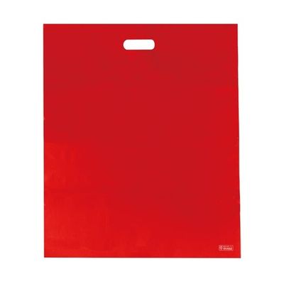 アズワン ポリ袋ハード LL レッド 50枚入 65-8100-73 1袋(50枚)（直送品）