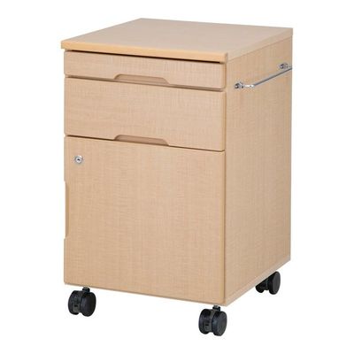 アズワン 木製床頭台 ライトブラウン BS-BR 1個 8-600-01（直送品）