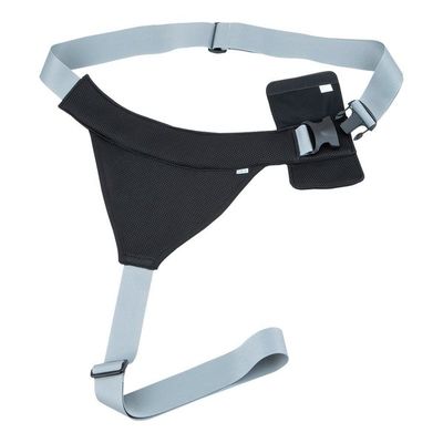 アズワン すっきりさわやか車いすベルト ブラック IKD-K 1個 8-7001-02（直送品）