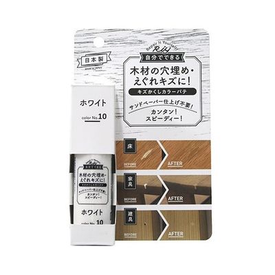 高森コーキ キズかくしカラーパテ ホワイト RCP-10 1個 63-5644-68（直送品）