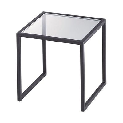 アズワン スチール脚コの字ディスプレイ ブラック 20cm角 68-0588-69 1個（直送品）