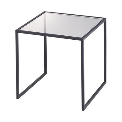 アズワン スチール脚コの字ディスプレイ ブラック 30cm角 68-0588-70 1個（直送品）