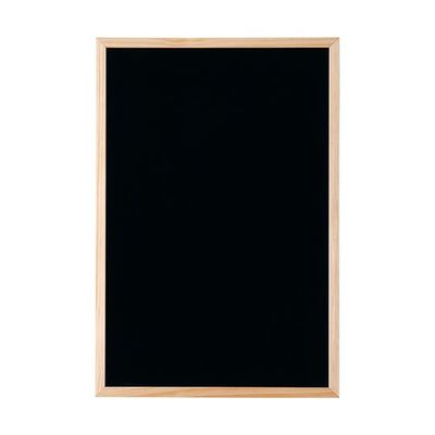 アズワン ブラックボード 90×60cm ナチュラル枠 ※マグネット可 68-0588-17 1台（直送品）