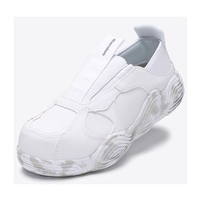 丸五 ガード付き作業靴 マンダムHOVER LIGHT ホワイトミリタリー 28cm #814 1足 68-0779-14（直送品）