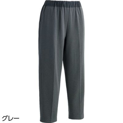 ケアファッション おしりスルッとカチオンライトパンツ グレー M(股下55cm) 89880 1枚 68-0988-37（直送品）