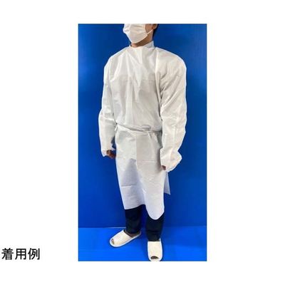 船橋 使い捨て長袖不織布ガウン(40枚入り) III-D-a 1箱(40枚) 68-4089-28（直送品）