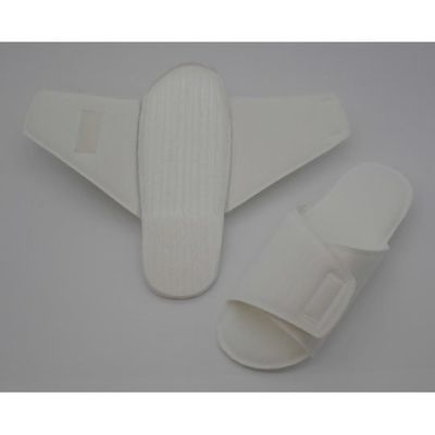 アズワン 婦人アローエコN スリッパ 白F 全長25.5cm 1箱(30足入) 68-4541-87 1箱(30足)（直送品）