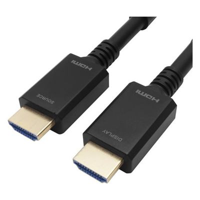 ホーリック 光ファイバー HDMIケーブル 10m 高耐久ケーブル HH100-804BB 1本 68-5059-61（直送品）