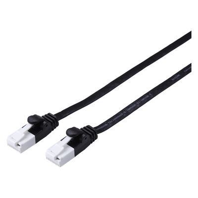 LANケーブル CAT6A準拠 爪折れ防止 フラット 2M ブラック ECLD-GFATBK20 エレコム 1個（直送品）