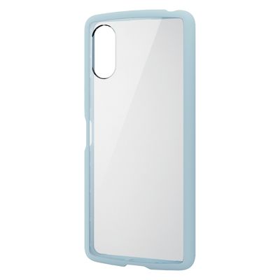 Xperia 10 VI SO-52E ケース ハイブリッド 衝撃吸収 軽量 ブルー PM-X241TSLFCBU エレコム 1個（直送品）