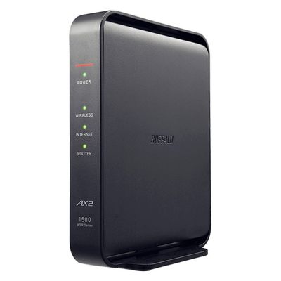 バッファロー Wi-Fi 6（11ax）対応Wi-Fiルーター 1201+300Mbps WSR-1500AX2L/D 1個（直送品）
