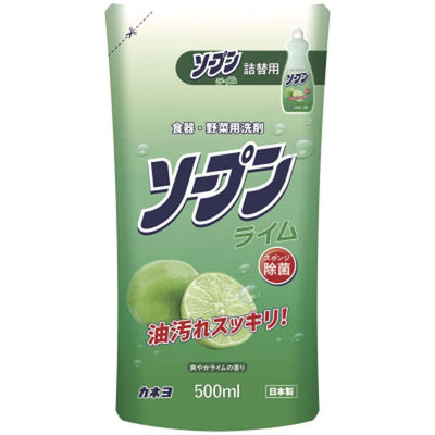 カネヨ石鹸 ソープンライム詰替 500ml 4901329271897 1セット(500ml×8)（直送品）