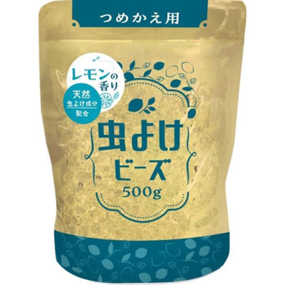 ウエ・ルコ 虫よけビーズ2つめかえ用レモンの香り 4995860518047 1セット(500g×6)（直送品）