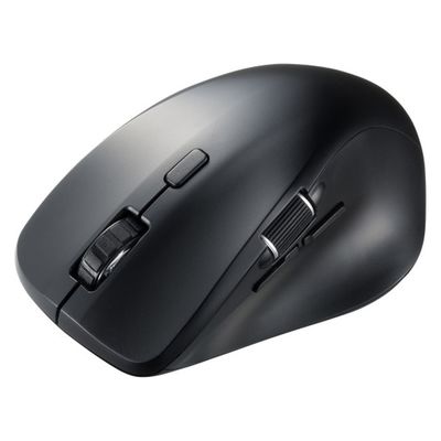 Bluetoothマウス 静音 5ボタン サイドホイール付き MA-BBS523BK 1個 サンワサプライ（直送品）