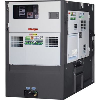 デンヨー 超低騒音ディーゼルエンジン発電機 DCA-60LSKB-D 1台 252-6867（直送品）