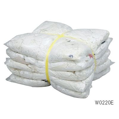 日光物産 白メリヤスウエス(エコノミー) 2kg×5袋入 W0220E 1セット(5袋) 3-1815-02（直送品）