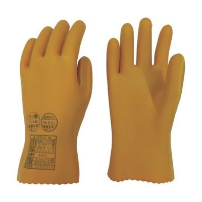 ヨツギ 絶縁手袋 低圧二層手袋 大 交流300V以下用 YS-102-11-02 1双 61-2655-22（直送品）