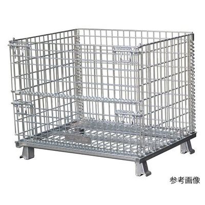 サンキン パレット コイルタイプ 1200×1000×900mm(金網ピッチ50×100mm) 1255SCS4 1台 62-8141-99（直送品）