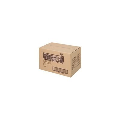 日本サニパック ポリゴミ袋 透明 70L 10枚×40組 N-73-40 1箱(400枚) 63-1659-64（直送品）