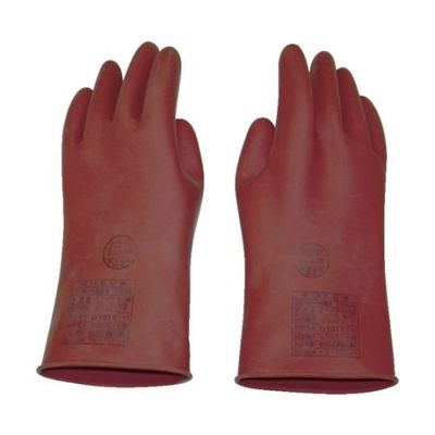 ヨツギ 低圧用ゴム手袋 大 交流600V以下用 YS-102-01 1双 63-2376-39（直送品）