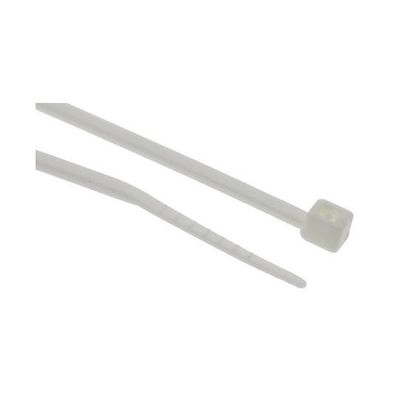 アールエスコンポーネンツ 結束バンド 100mmx2.5 mm 白 ナイロン 66 1袋(100個入) 389-864 1袋(100個)（直送品）