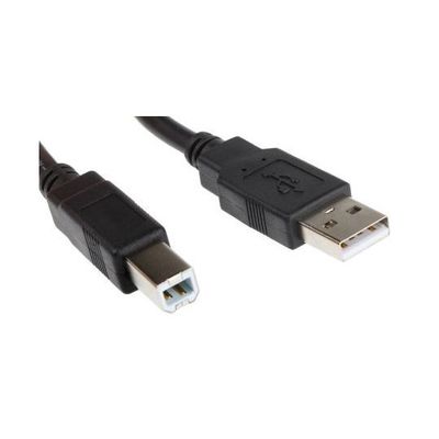 SECOMP USBケーブル 0.8m USB 2.0 オスUSB A → B 11.02.8808-50 1個 63-6637-40（直送品）