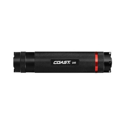COAST LED懐中電灯 黒 G45 1個 63-7011-29（直送品）