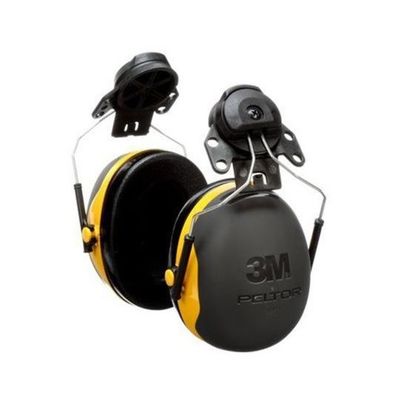 スリーエム ジャパン 防音用イヤーマフ ヘルメット 黒 遮音値/SNR:30dB X2P3E-GA 1個 64-0640-04（直送品）