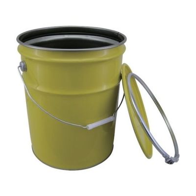 ジャパンペール テーパー ハンドタイプペール缶 BTー20黄(アリ) 20L 91510-10 1缶 64-6624-88（直送品）