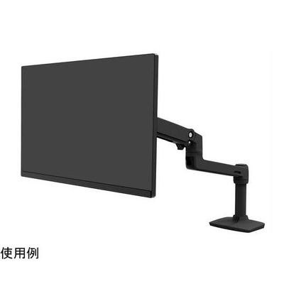 エルゴトロン LX デスクマウント モニターアーム マットブラック 34インチ(3.2~11.3kg)まで対応 45-241-224 1個（直送品）