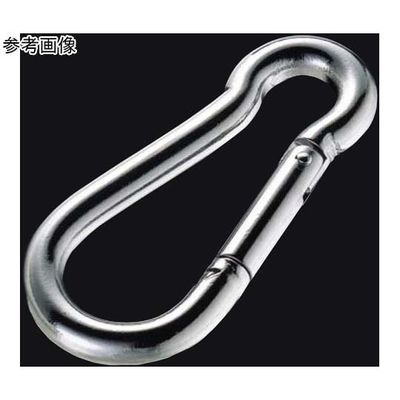 ふじわら カラビナフック ステンレス 4mm KF-4 1個 65-2089-15（直送品）