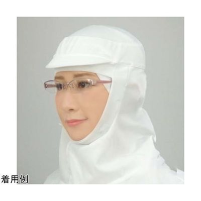 日本フィットフード フィットフード エポックメイキングバージョン ツバ付き ホワイト L 30枚入 FH450WL 1箱(30枚)（直送品）